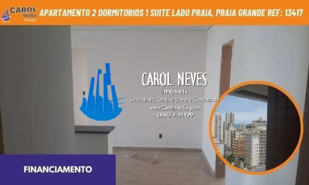 Foto 1 de Apartamento com 2 quartos à venda, 78m2 em Guilhermina, Praia Grande - SP