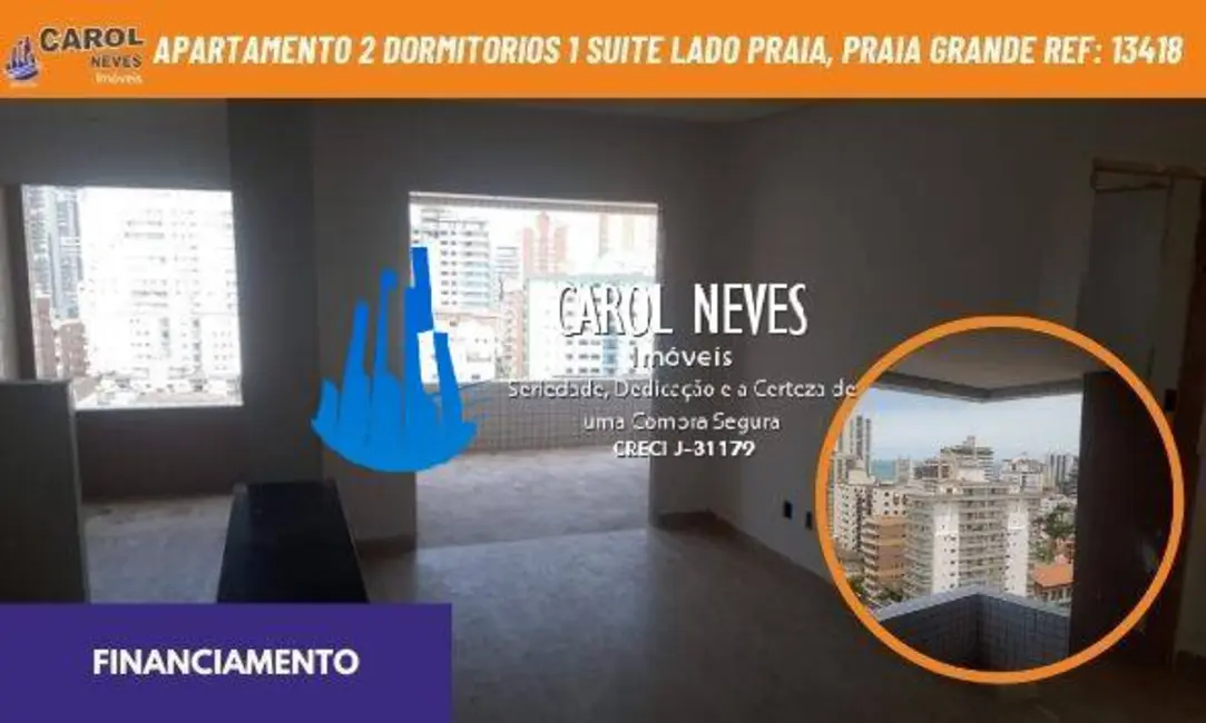 Foto 1 de Apartamento com 2 quartos à venda, 78m2 em Guilhermina, Praia Grande - SP