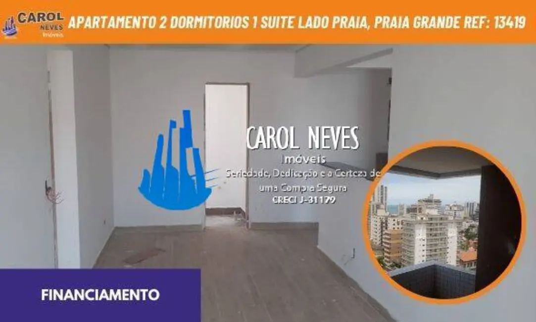 Foto 1 de Apartamento com 2 quartos à venda, 78m2 em Guilhermina, Praia Grande - SP