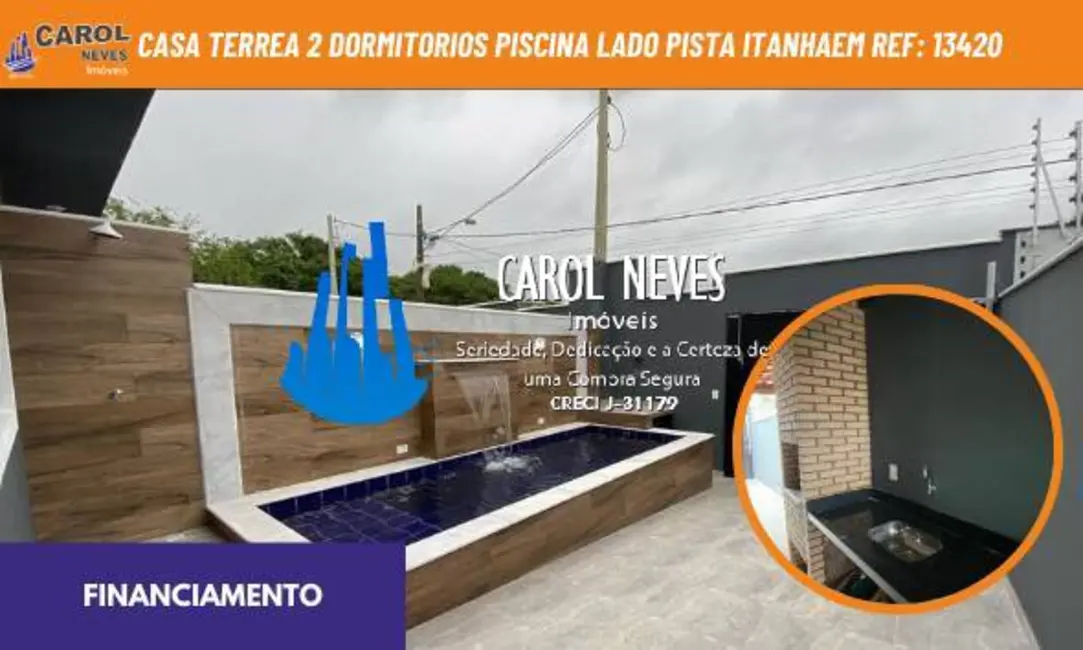 Foto 1 de Casa com 2 quartos à venda, 60m2 em Itanhaem - SP