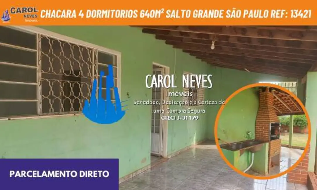 Foto 1 de Chácara com 4 quartos à venda, 200m2 em Salto - SP
