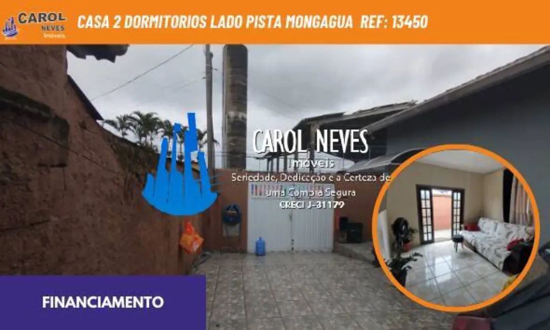 Foto 1 de Casa com 2 quartos à venda, 90m2 em Mongagua - SP