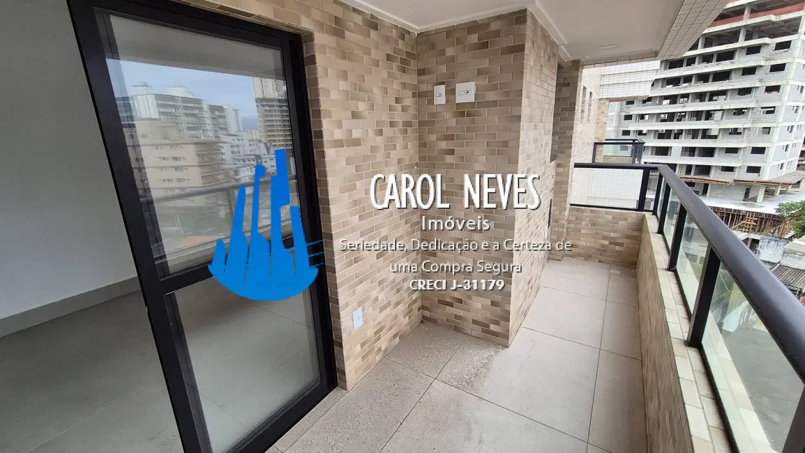 Foto 3 de Apartamento com 1 quarto à venda, 57m2 em Caiçara, Praia Grande - SP