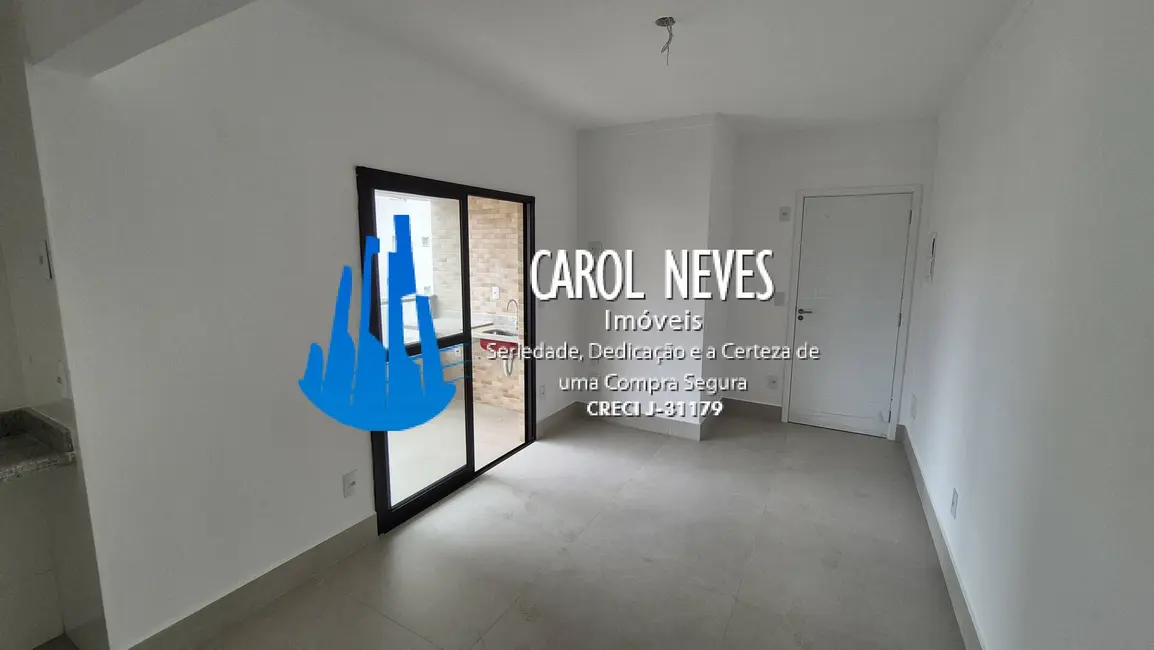 Foto 2 de Apartamento com 1 quarto à venda, 57m2 em Caiçara, Praia Grande - SP