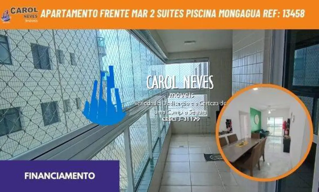 Foto 1 de Apartamento com 2 quartos à venda, 78m2 em Centro, Mongagua - SP
