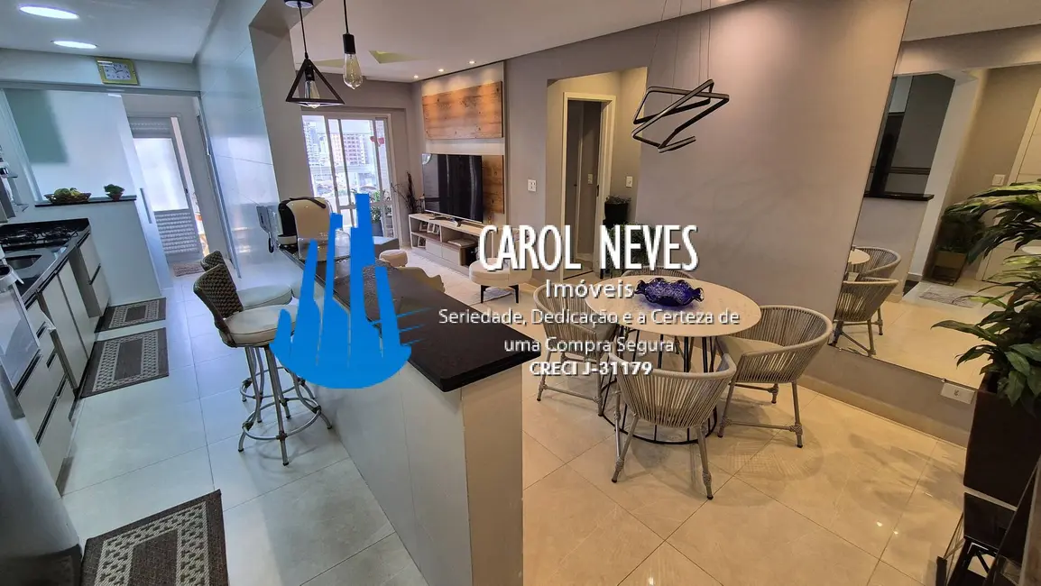 Foto 2 de Apartamento com 2 quartos à venda, 92m2 em Aviação, Praia Grande - SP