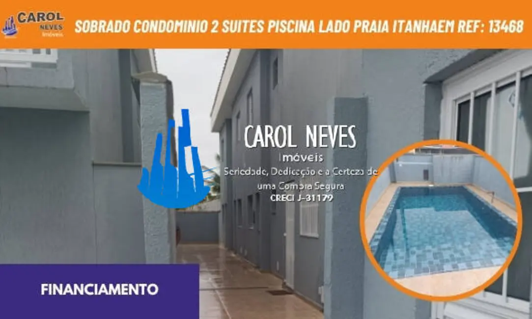 Foto 1 de Casa com 2 quartos à venda, 57m2 em Itanhaem - SP