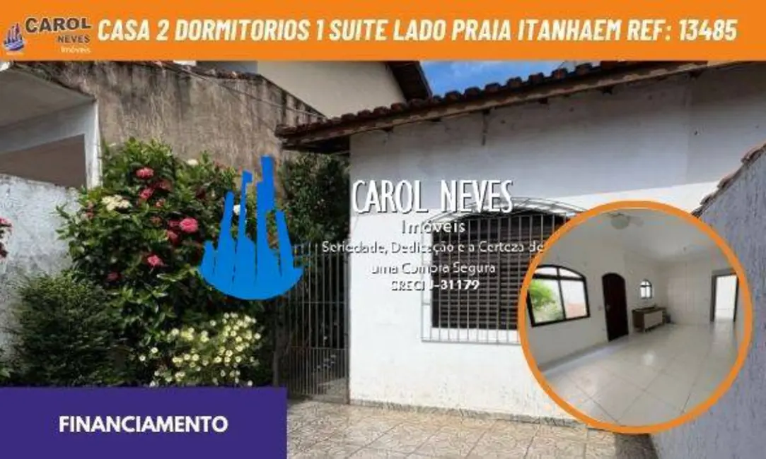 Foto 1 de Casa com 2 quartos à venda, 53m2 em Itanhaem - SP