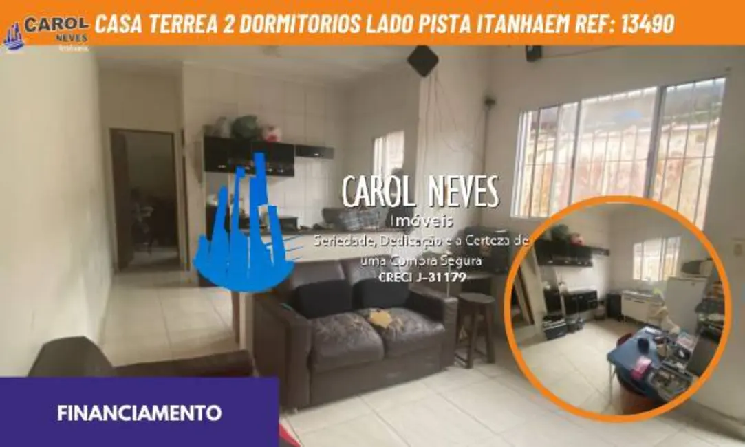 Foto 1 de Casa com 2 quartos à venda, 52m2 em Itanhaem - SP