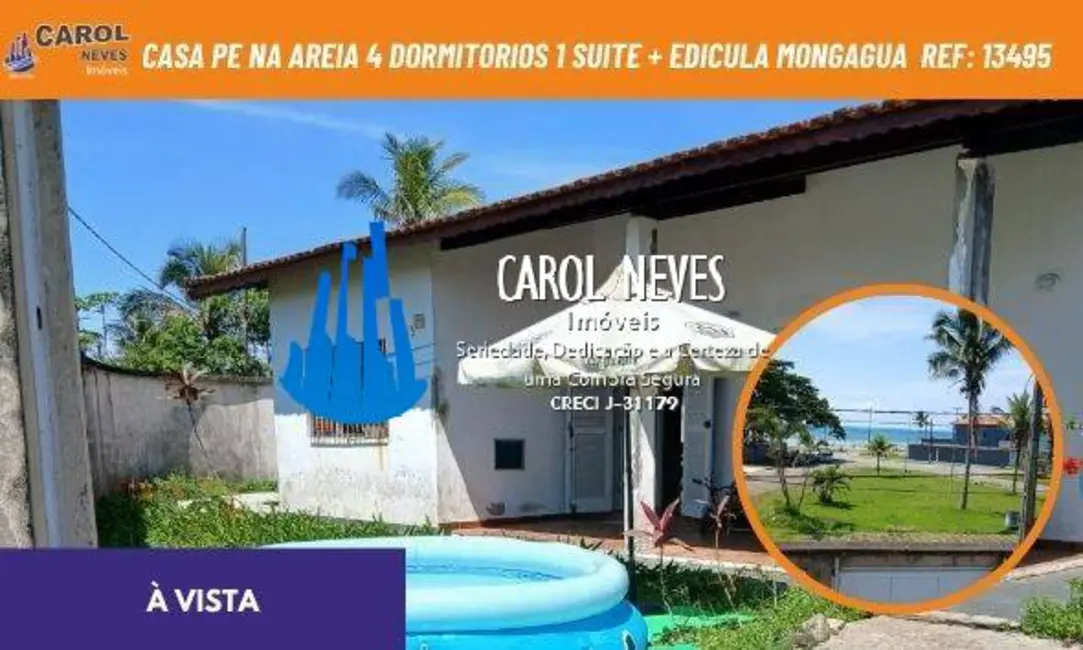 Foto 1 de Casa com 4 quartos à venda, 252m2 em Mongagua - SP