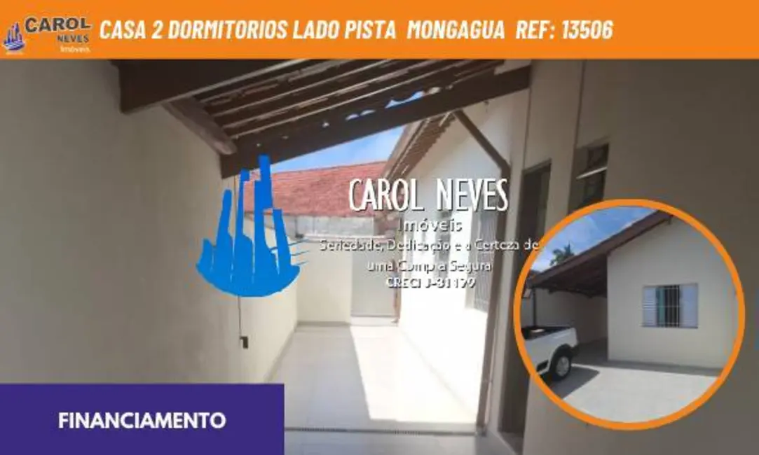 Foto 1 de Casa com 2 quartos à venda, 69m2 em Mongagua - SP