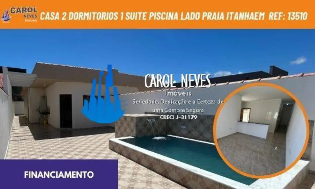 Foto 1 de Casa com 2 quartos à venda, 92m2 em Itanhaem - SP