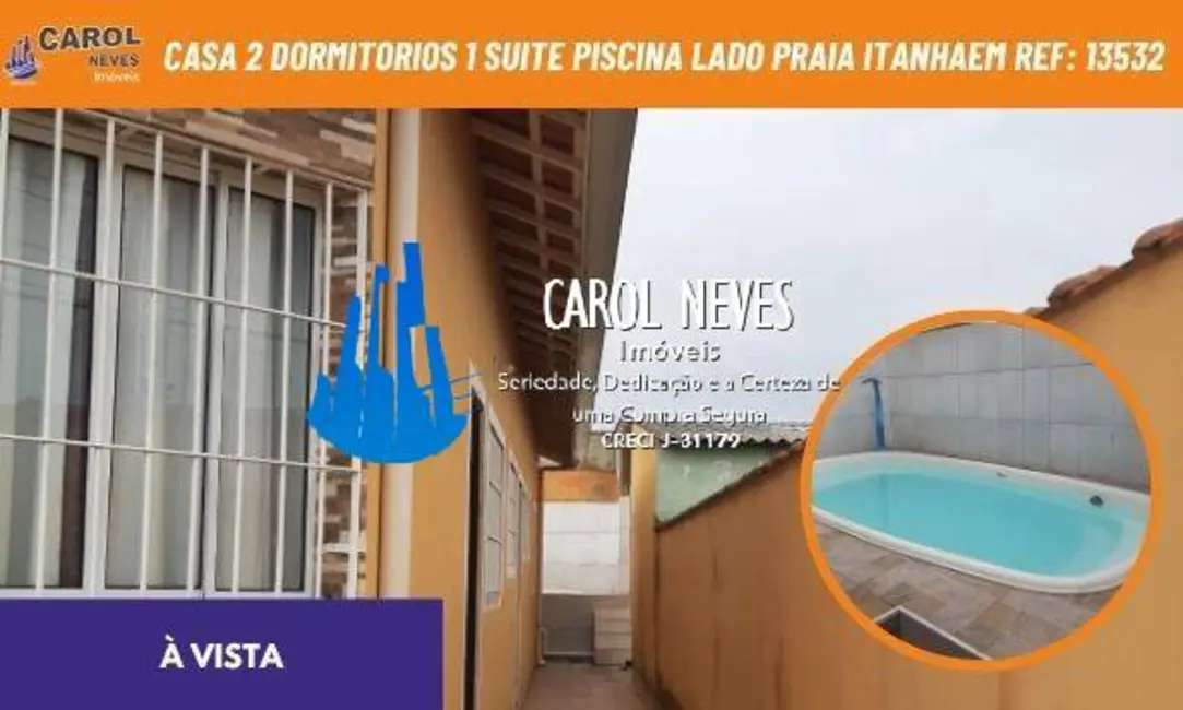 Foto 1 de Casa com 2 quartos à venda, 171m2 em Itanhaem - SP