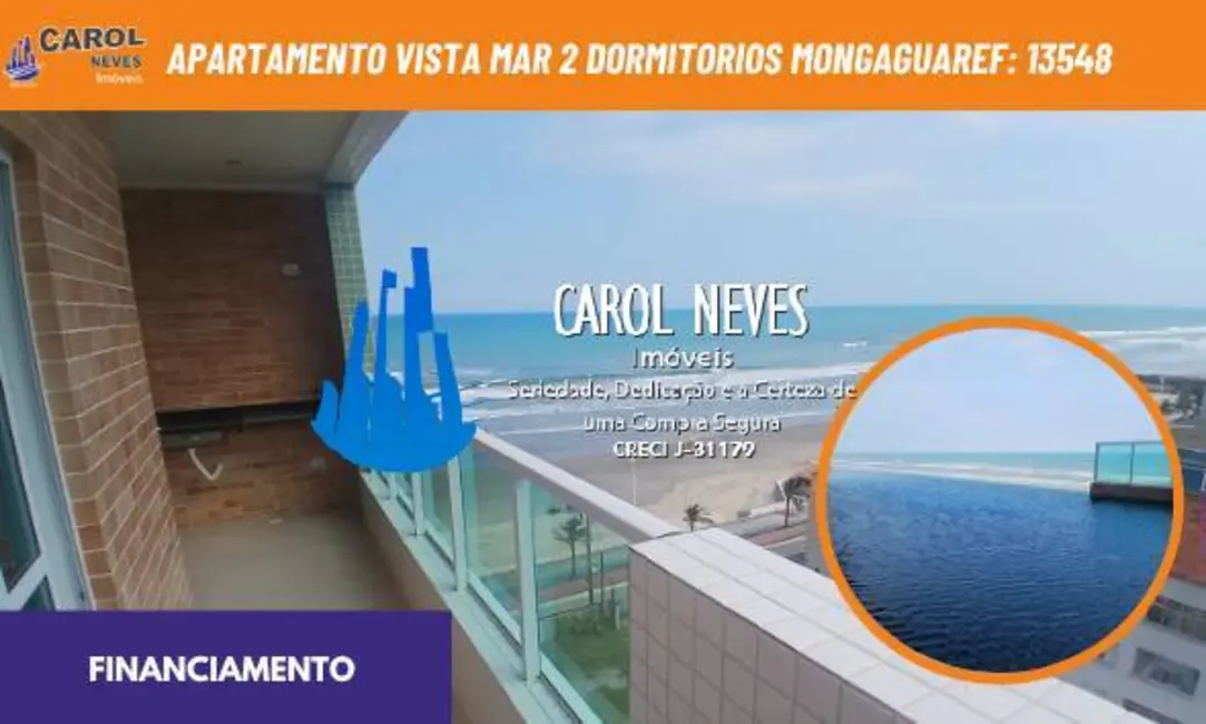 Foto 1 de Apartamento com 2 quartos à venda, 78m2 em Centro, Mongagua - SP