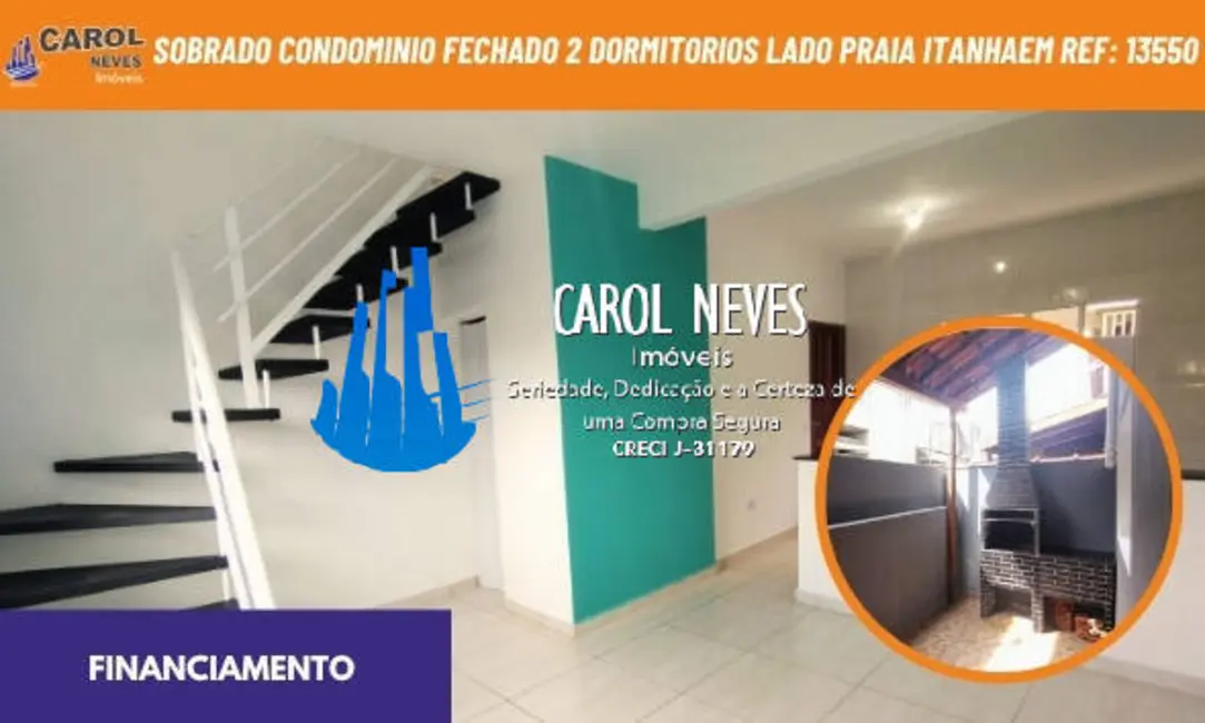 Foto 1 de Casa com 2 quartos à venda em Itanhaem - SP