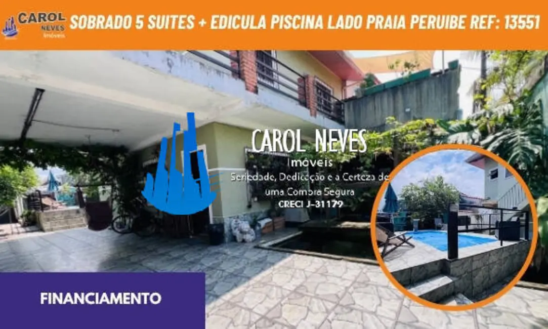 Foto 1 de Sobrado com 5 quartos à venda, 179m2 em Peruibe - SP