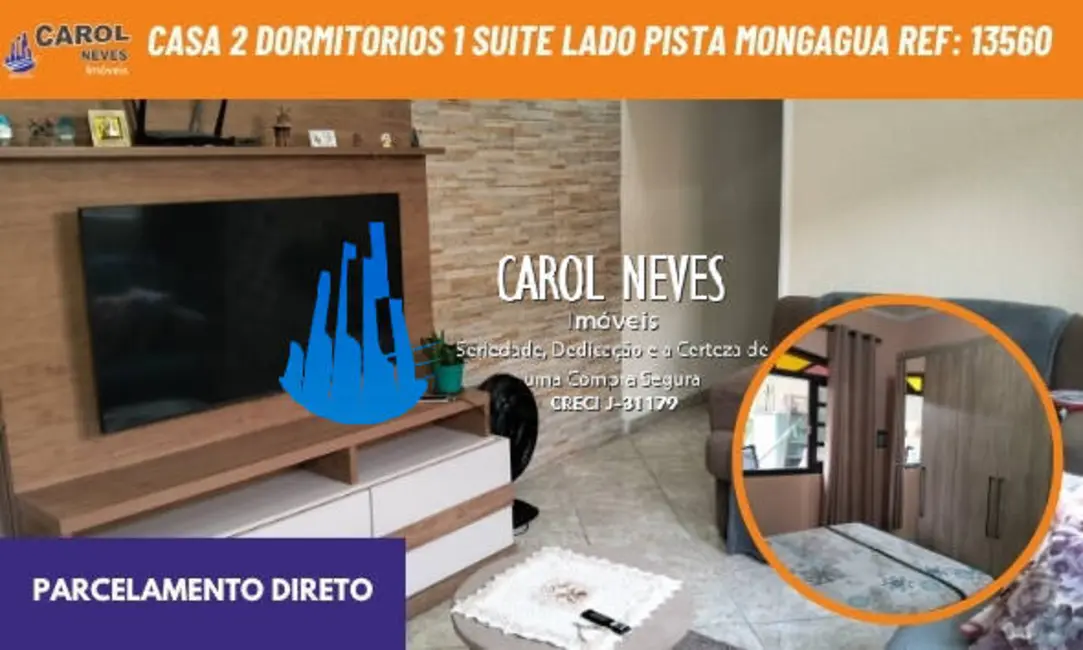 Foto 1 de Casa com 2 quartos à venda, 80m2 em Mongagua - SP