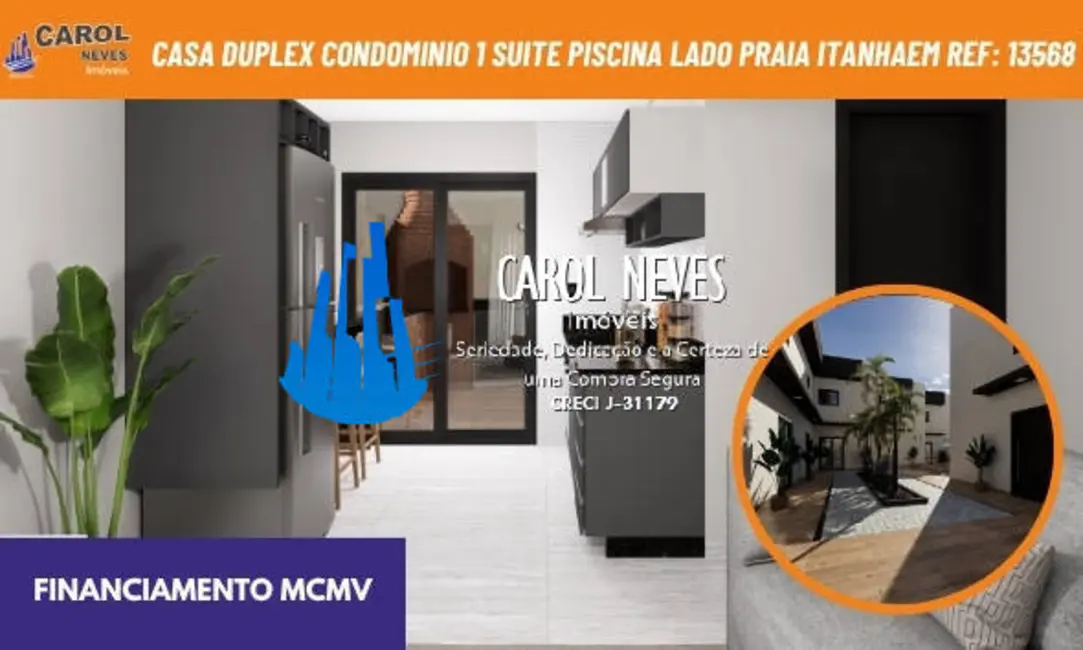 Foto 1 de Casa com 1 quarto à venda, 48m2 em Itanhaem - SP