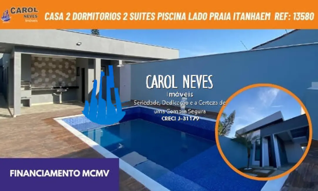 Foto 1 de Casa com 3 quartos à venda, 210m2 em Itanhaem - SP