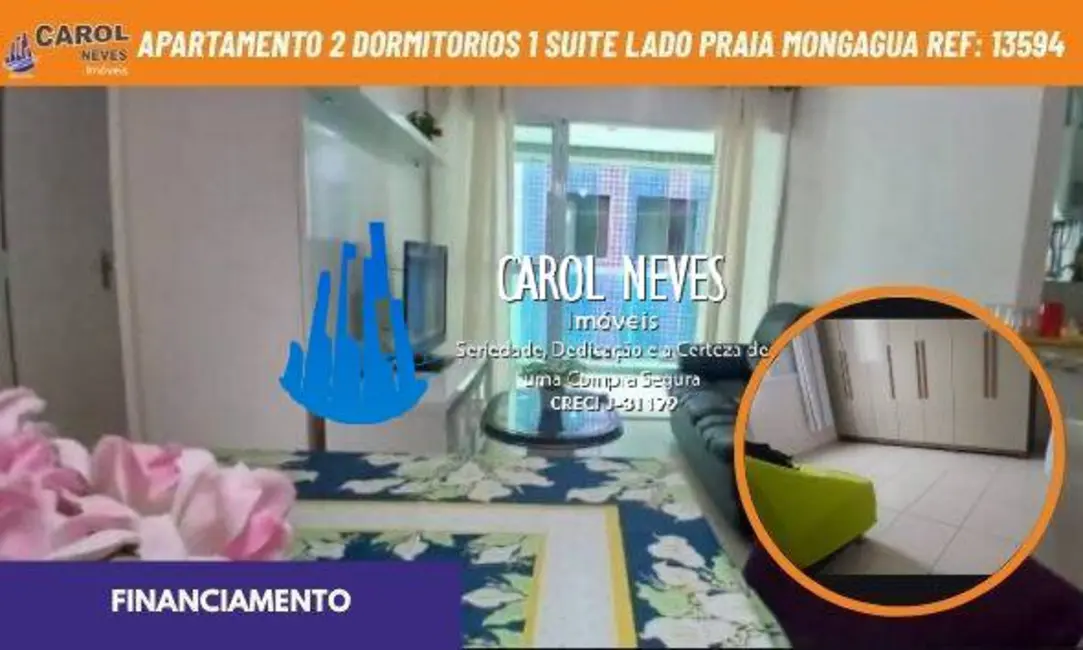 Apartamento com 2 quartos à venda, 68m2 em Mongagua - SP - imagem 1 Foto 1 de Apartamento com 2 quartos à venda, 68m2 em Mongagua - SP