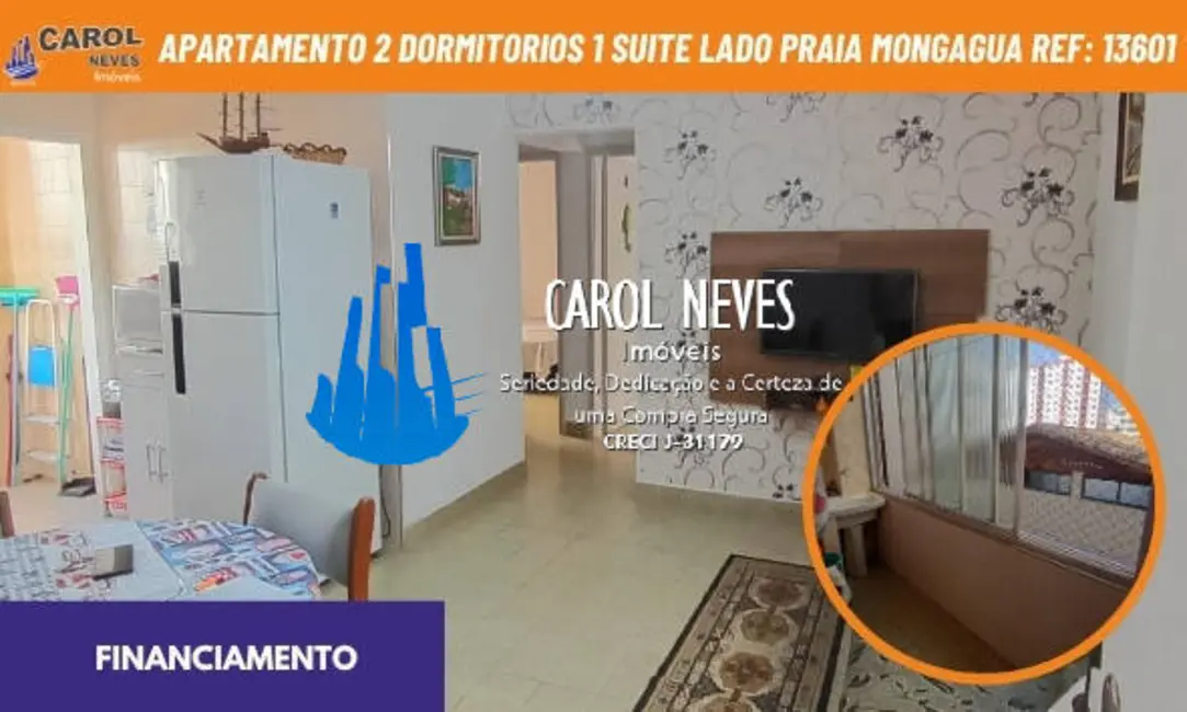 Foto 1 de Apartamento com 2 quartos à venda em Centro, Mongagua - SP