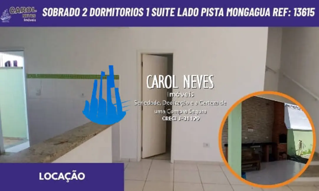 Foto 1 de Casa com 2 quartos para alugar, 90m2 em Mongagua - SP
