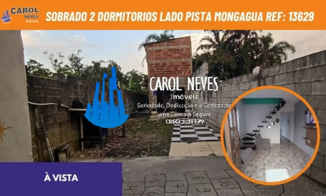 Foto 1 de Sobrado com 2 quartos à venda, 200m2 em Mongagua - SP