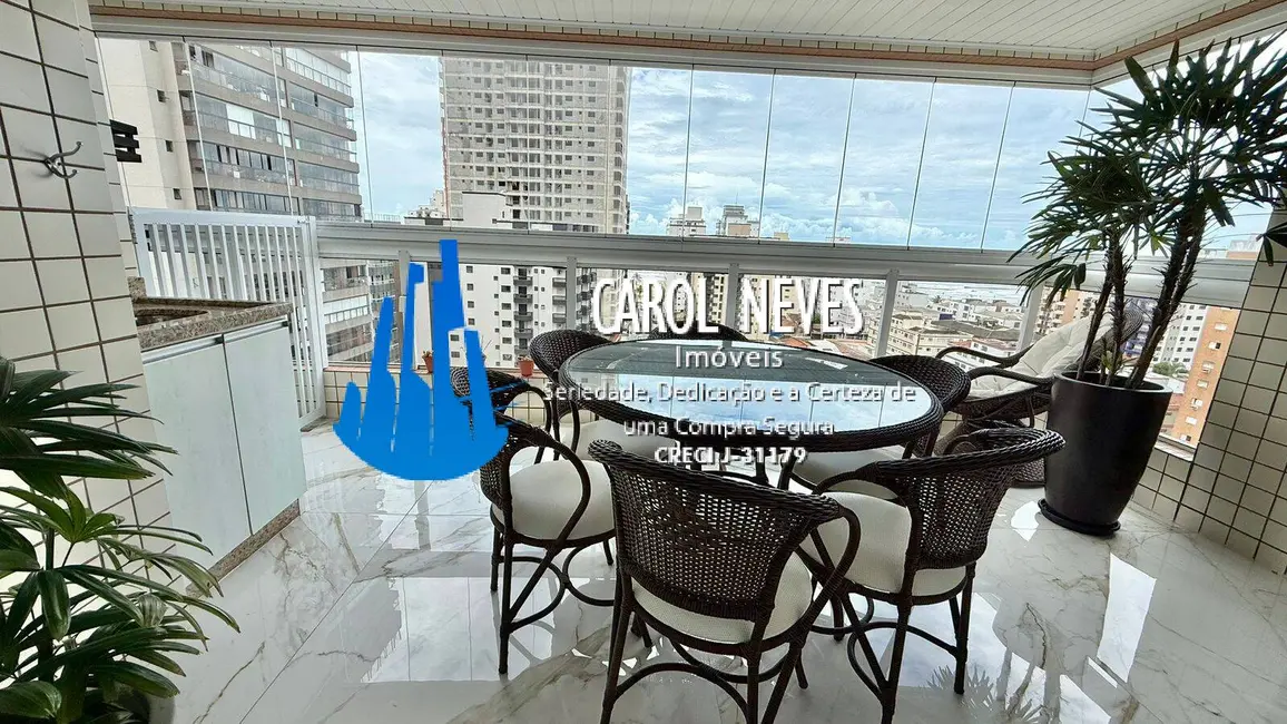 Foto 9 de Apartamento com 3 quartos à venda, 145m2 em Guilhermina, Praia Grande - SP