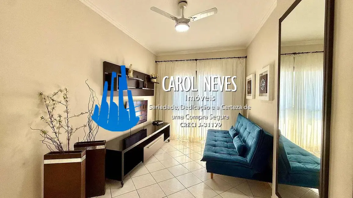 Foto 3 de Apartamento com 1 quarto à venda, 54m2 em Mirim, Praia Grande - SP