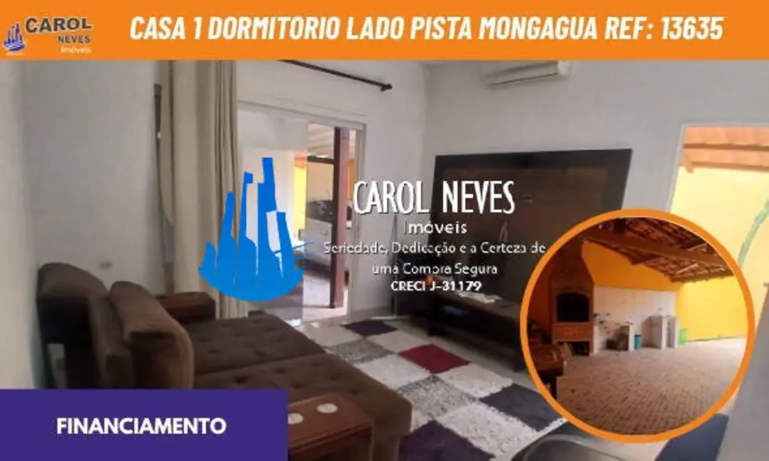 Foto 1 de Casa com 1 quarto à venda, 87m2 em Mongagua - SP