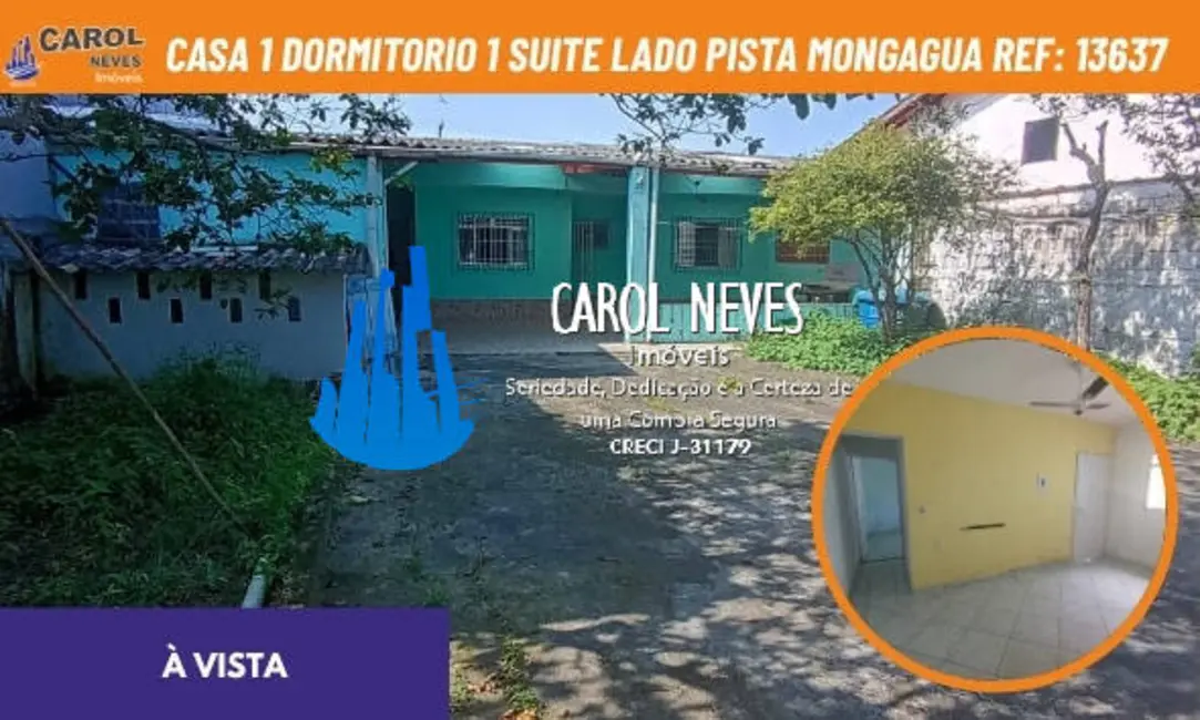 Foto 1 de Casa com 1 quarto à venda, 276m2 em Mongagua - SP