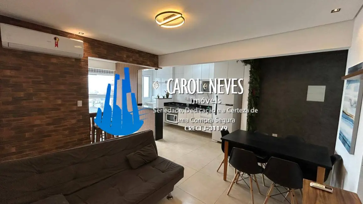 Foto 3 de Apartamento com 2 quartos à venda, 64m2 em Maracanã, Praia Grande - SP
