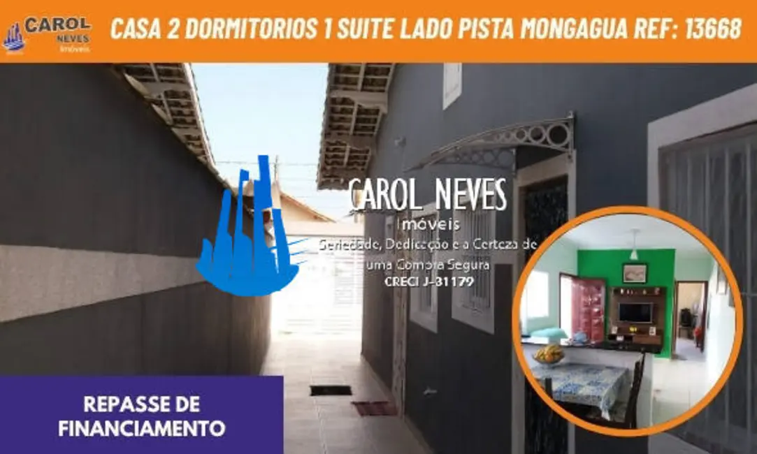 Foto 1 de Casa com 2 quartos à venda em Mongagua - SP
