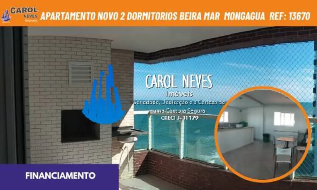 Foto 1 de Apartamento com 2 quartos à venda em Centro, Mongagua - SP