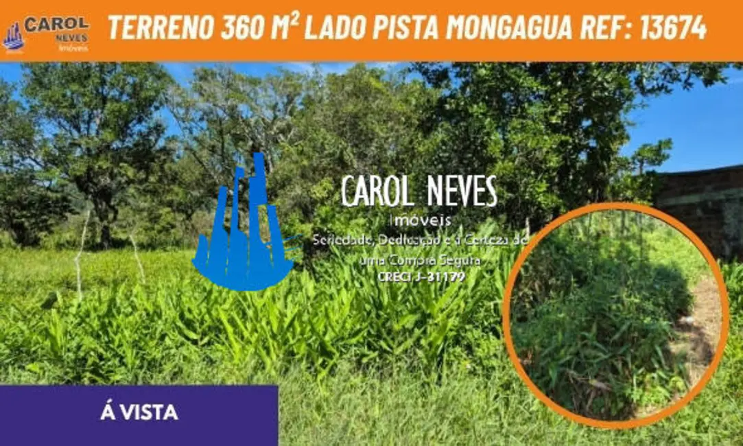 Terreno / Lote à venda, 360m2 em Mongagua - SP - imagem 1 Foto 1 de Terreno / Lote à venda, 360m2 em Mongagua - SP
