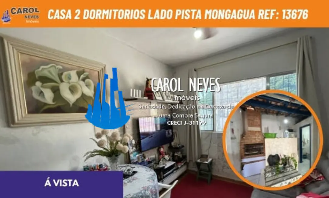Foto 1 de Casa com 2 quartos à venda, 65m2 em Mongagua - SP