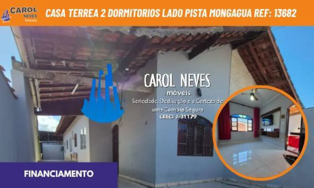 Foto 1 de Casa com 2 quartos à venda em Mongagua - SP