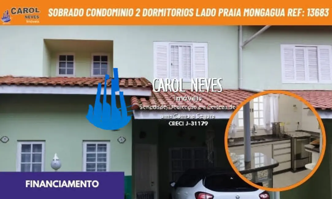 Foto 1 de Sobrado com 2 quartos à venda, 81m2 em Centro, Mongagua - SP