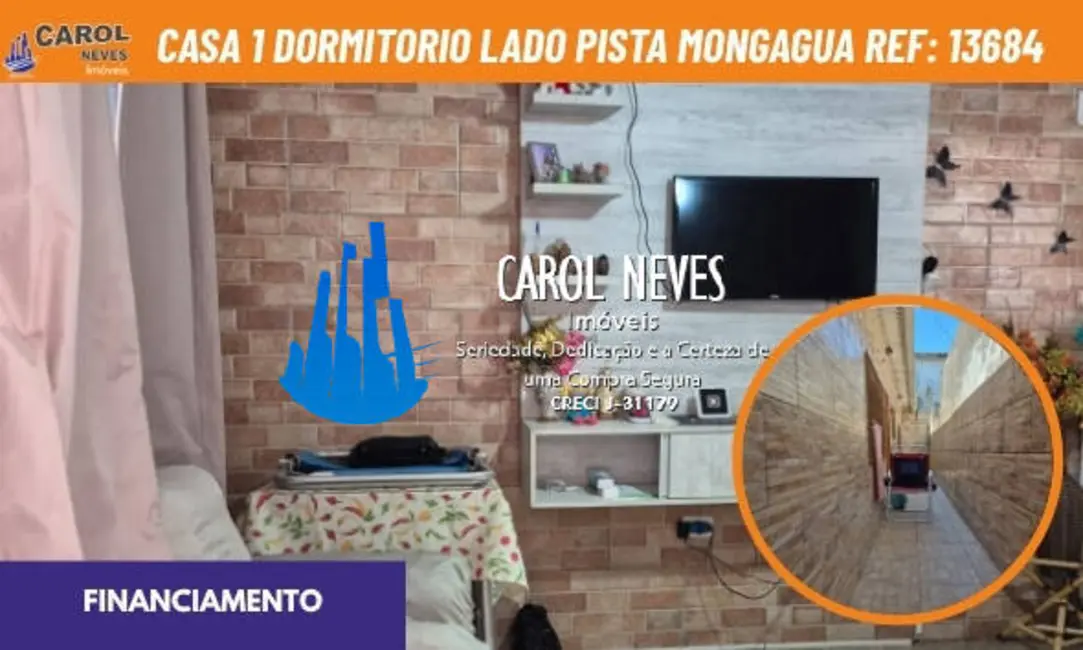 Foto 1 de Casa com 1 quarto à venda, 100m2 em Mongagua - SP