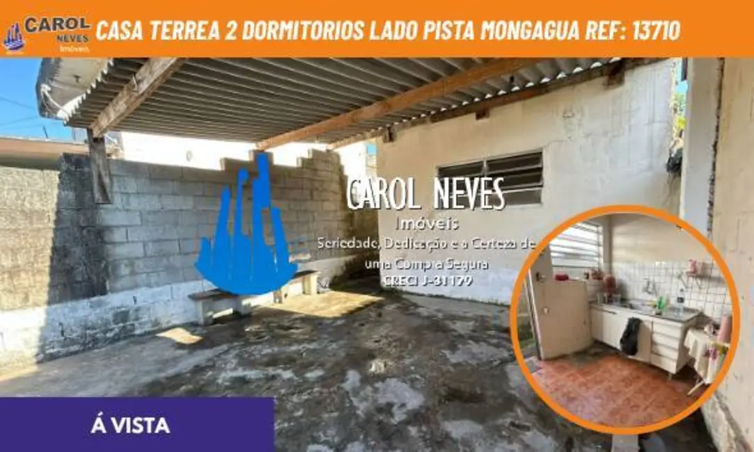 Foto 1 de Casa com 2 quartos à venda, 90m2 em Mongagua - SP