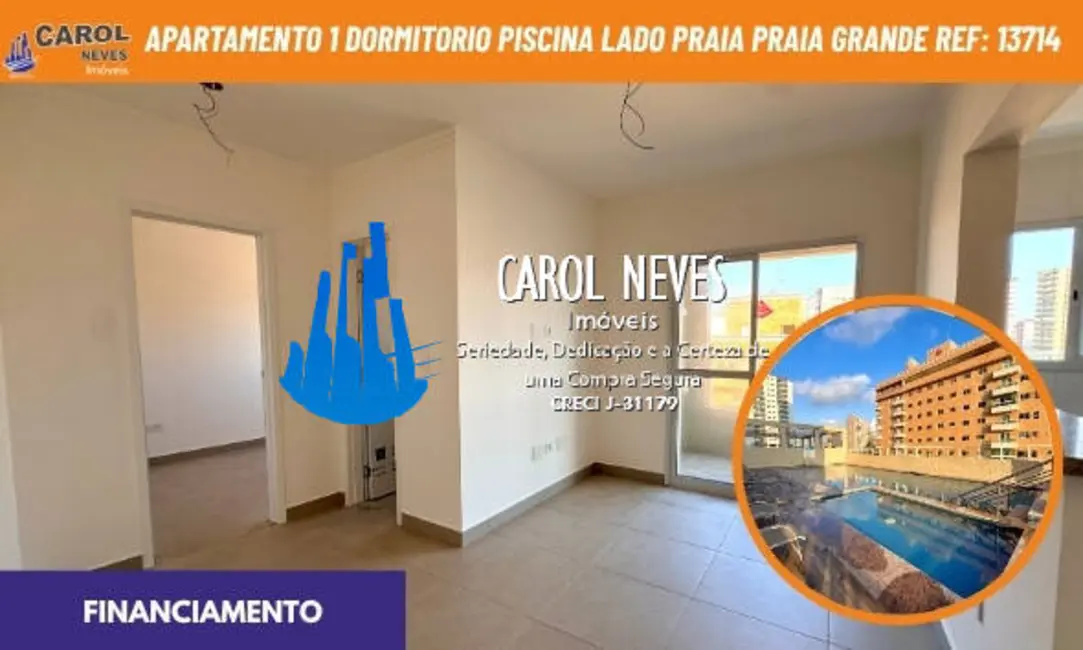 Apartamento com 1 quarto à venda, 50m2 em Aviação, Praia Grande - SP - imagem 1 Foto 1 de Apartamento com 1 quarto à venda, 50m2 em Aviação, Praia Grande - SP