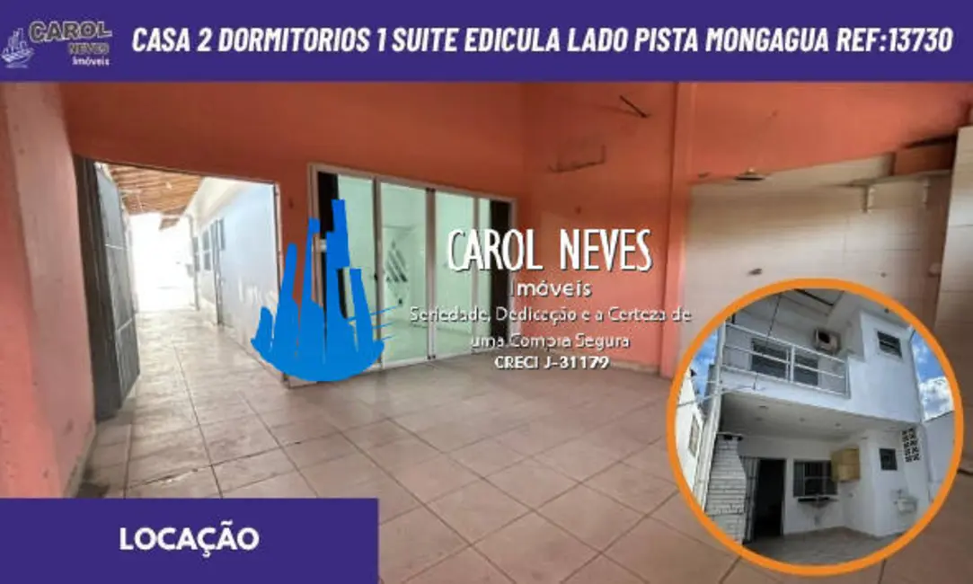 Foto 1 de Casa com 2 quartos para alugar, 180m2 em Mongagua - SP