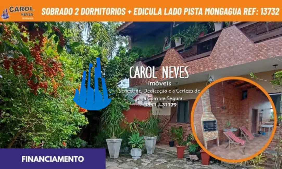 Foto 1 de Sobrado com 3 quartos à venda, 140m2 em Mongagua - SP