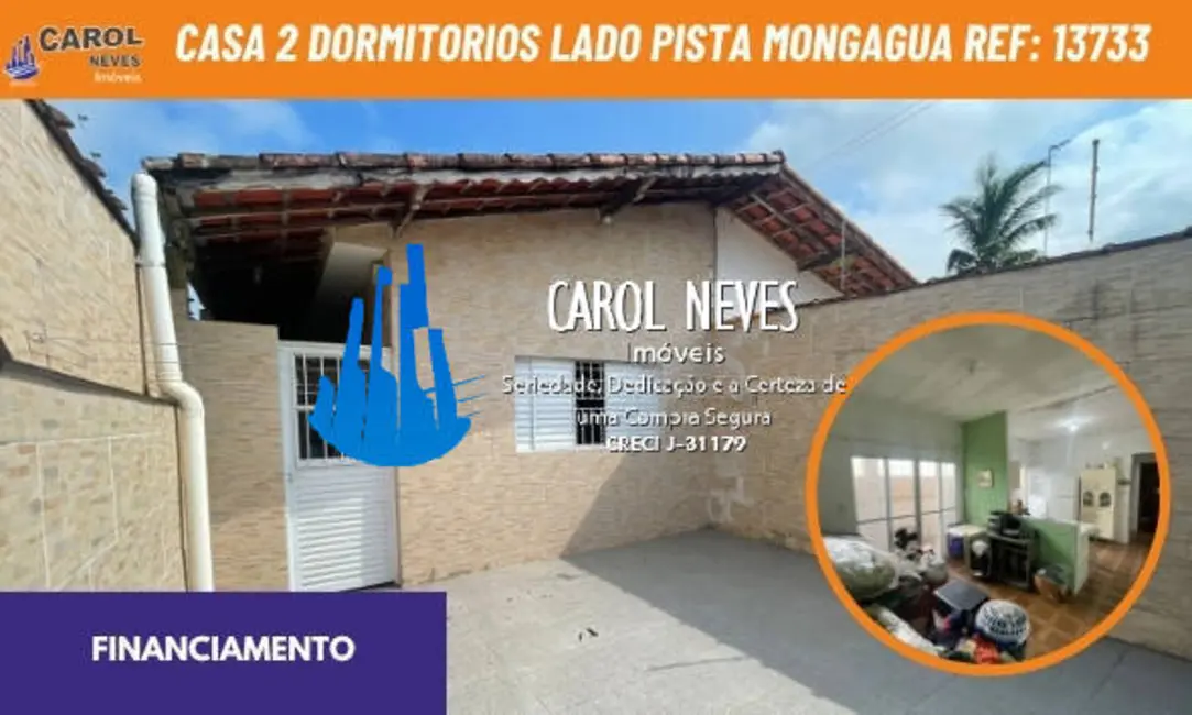 Foto 1 de Casa com 2 quartos à venda, 80m2 em Mongagua - SP