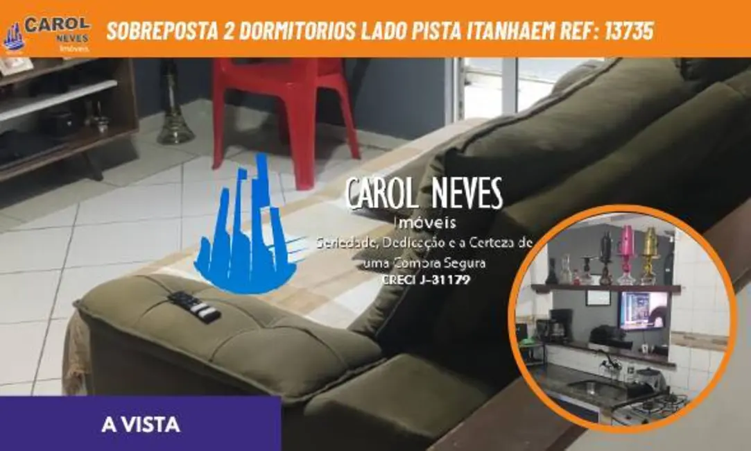 Foto 1 de Casa com 2 quartos à venda, 69m2 em Itanhaem - SP