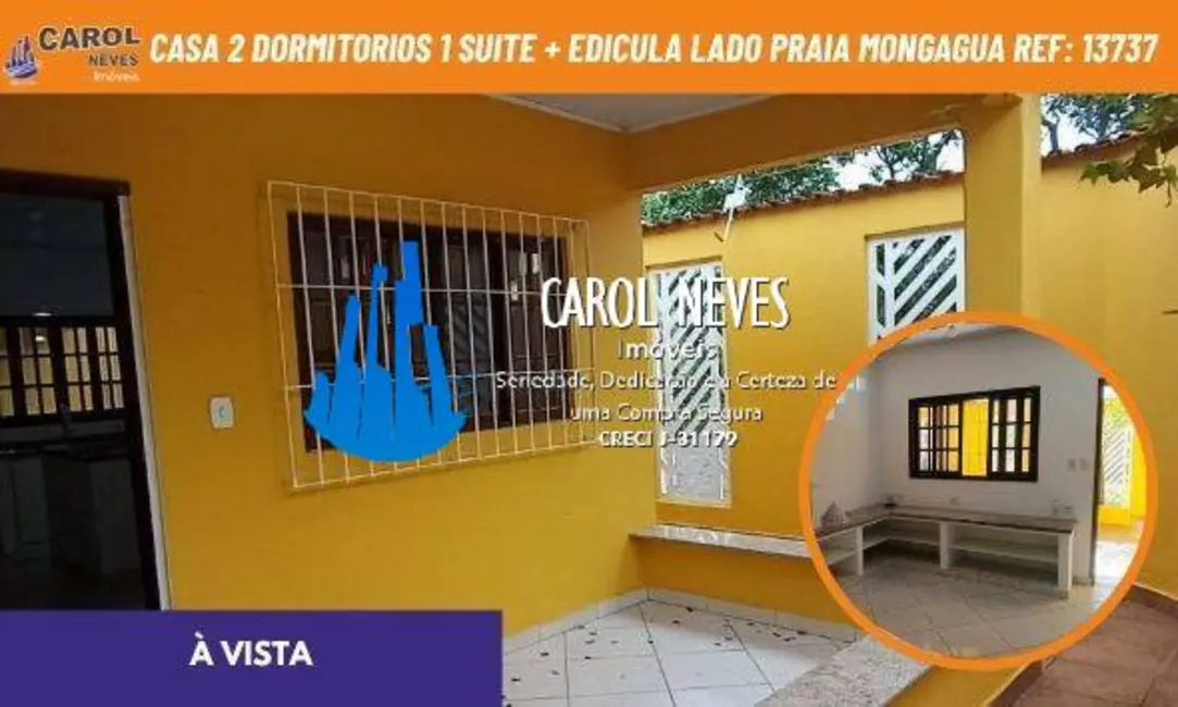 Foto 1 de Casa com 2 quartos à venda, 94m2 em Mongagua - SP