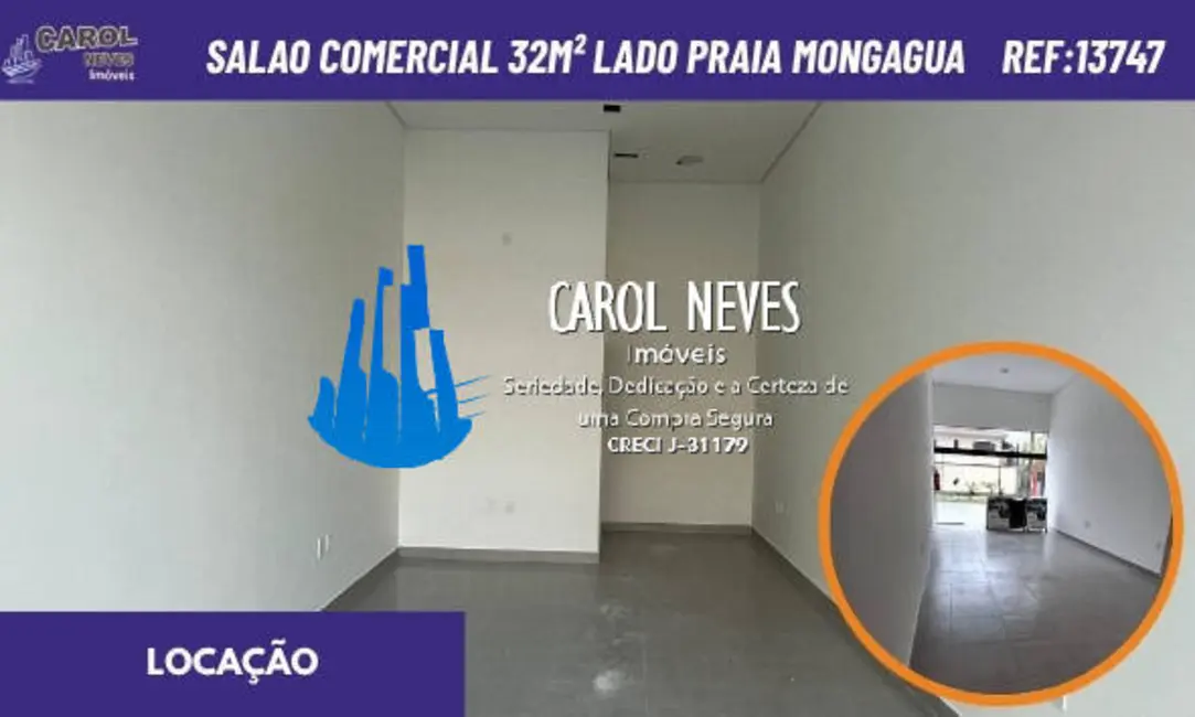 Foto 1 de Loja para alugar, 32m2 em Centro, Mongagua - SP