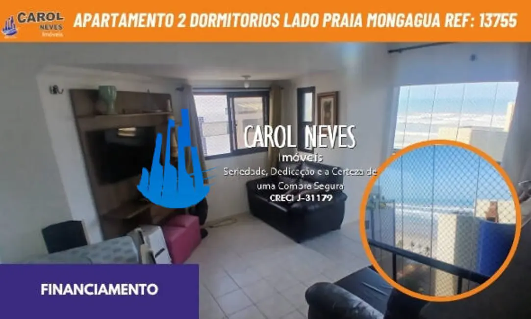 Foto 1 de Apartamento com 2 quartos à venda, 68m2 em Centro, Mongagua - SP