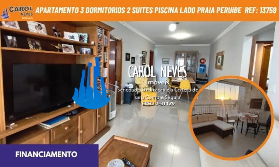 Foto 1 de Apartamento com 3 quartos à venda, 126m2 em Centro, Peruibe - SP