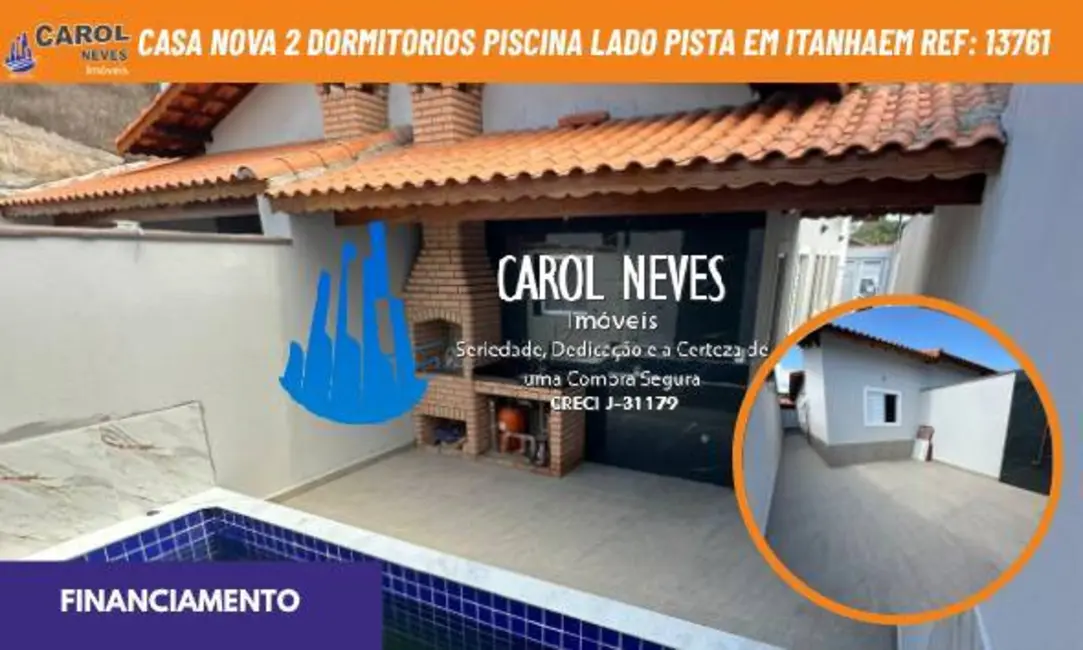 Foto 1 de Casa com 2 quartos à venda, 70m2 em Itanhaem - SP